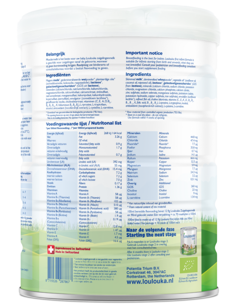 HiPP Dutch Stage 1 Organic Bio Combiotic Infant Milk Formula