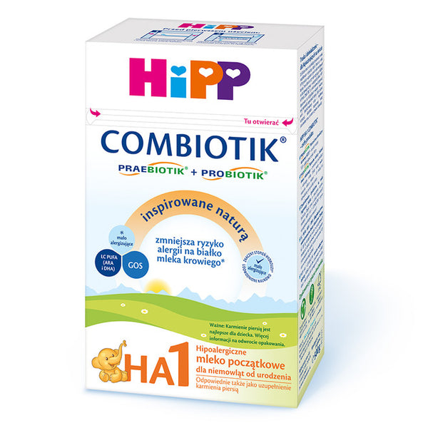 HiPP HA 1 Combiotic No Starch Formula, 24 Boxes
