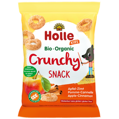 Holle Organic Apple and Cinnamon Crunchy Snack Puffs