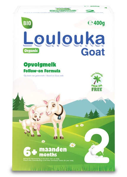 Loulouka Organic Goat Milk Follow-on Formula stage 2 From 6 months onwards 400g