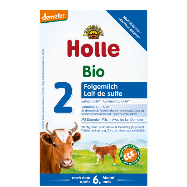 Holle Cow Organic Milk Formula Stage 2, 24 Boxes