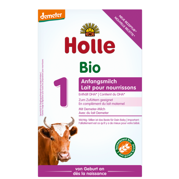 Holle Cow Organic Milk Formula Stage 1, 36 Boxes