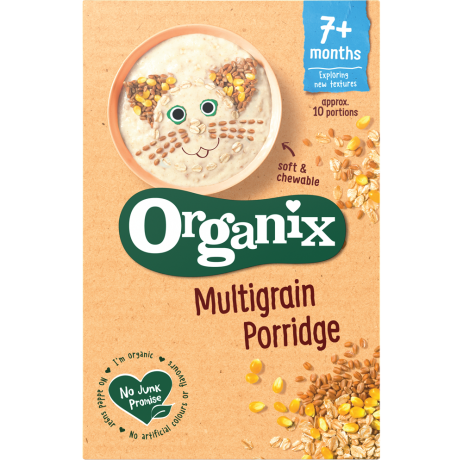 New Organix Multigrain Porridge 7+ months 200g