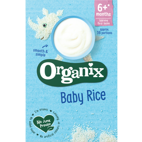 Organix Baby Rice 100g for 6+ months old
