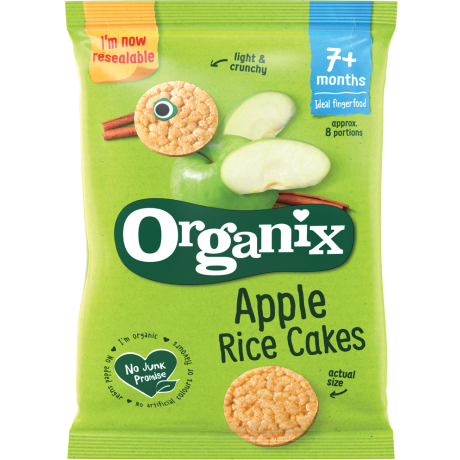 Organix Summer Fruits Rice Cake Clouds Baby Rice Cakes Finger Food Snack -  ASDA Groceries