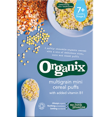 Organix Multigrain Mini Cereal Puffs